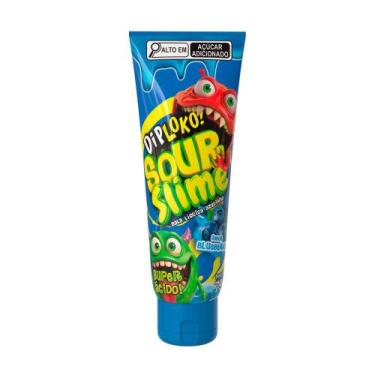 Imagem de Bala Líquida Azedinha Diploko Sour Slime Sabores Sortidos Super Ácido 