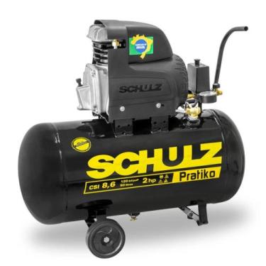 Imagem de Motocompressor de Ar Pratiko CSI 8,6 PCM 50 L 2 cv Schulz, 220V