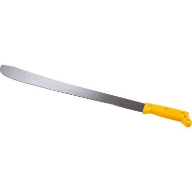 Imagem de Facão Mato 24 Cb Polip Amarelo Alta Resistência Lâmina Aço Carbono 24 Polegadas Cabo Polipropileno Amarelo Collins