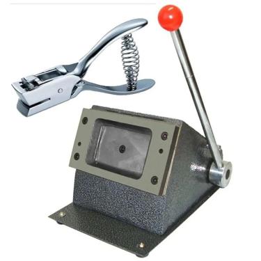 Imagem de Cortador de Cartão e Alicate Furador Manual com Corte Ovoide e Aço Endurecido Motivate