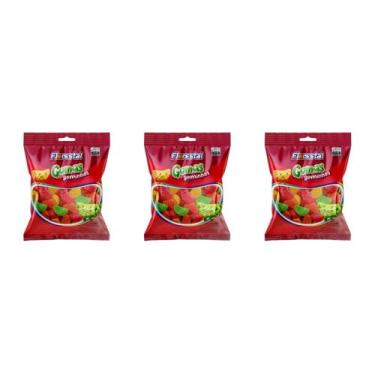 Imagem de Kit 03 Bala Goma Florestal Gominho 60G