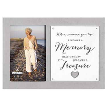 Imagem de Malden 10 x 15 cm Someone Becomes Memory Picture Frame, cinza