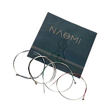 Imagem de Fancyes 1 conjunto de violino de corda de níquel de 4/4 3/4 para