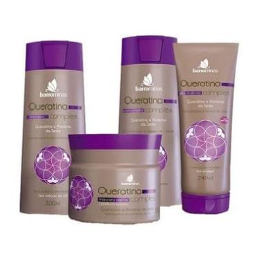 Imagem de BARROMINAS Queratina Complex Kit Cabelo Danificado e Quimicamente Tratado Completo