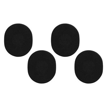 Imagem de Protetores de ouvido de fone de ouvido, almofada de fone de ouvido confortável e macia para Logitech H800(Preto)