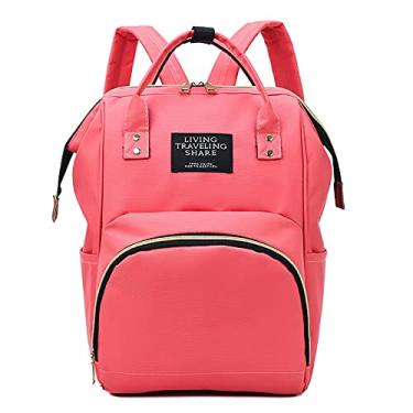 Imagem de Mochila Maternidade Multifuncional Moderna E Térmica Cor:Rosa
