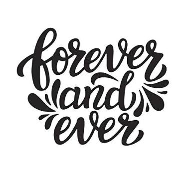 Imagem de Pasta de gravação em relevo Darice 30032532, para sempre e para sempre, 10,8 x 14,9 cm, transparente