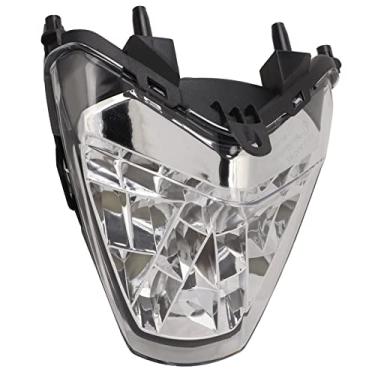 Imagem de Luz Traseira LED para Motocicleta, ABS Baixo Consumo de Energia Alto Brilho Substituição da Lâmpada do Sinalizador de Volta transparente