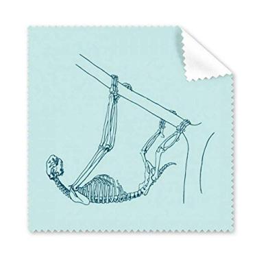 Imagem de Pano de limpeza bicho-preguiça esqueleto para limpeza de animais, 5 peças