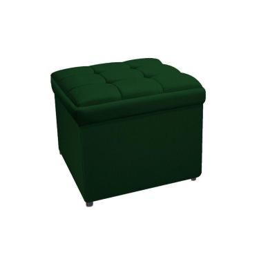 Imagem de Calçadeira Copenhague 100cm Solteiro Suede Verde Adj Decor