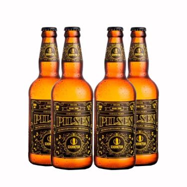 Imagem de Pack 4 Cerveja Artesanal Schornstein Pilsen 500ml
