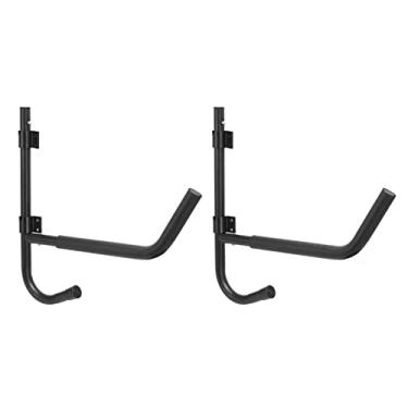 Imagem de Qudai Suporte de armazenamento de remo de caiaque de montagem em parede 90° cabide de caiaque dobrável suporte de montagem de parede de caiaque dobrável