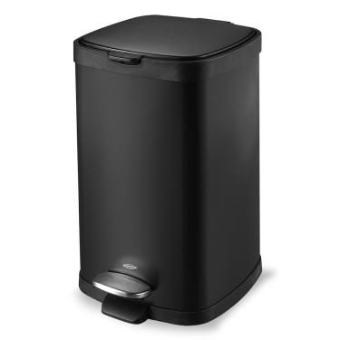 Imagem de Lixeira Brinox com Pedal e Balde 12 L - Preta