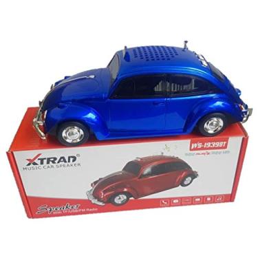 Imagem de CAIXA SOM PORTATIL FUSCA TAXI BLUETOOTH FM AZUL WS1939BT