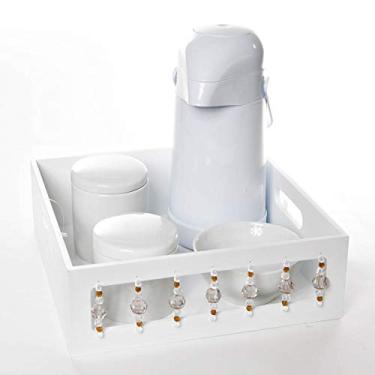 Imagem de Kit Higiene Pedra Bege Quarto Bebê Menina Menino