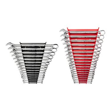 Imagem de TEKTON Conjunto de chaves combinadas, 34 peças (1/4-1 pol., 6-24 mm) - Rack | WCB91301