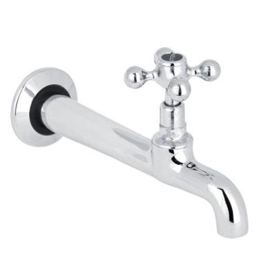 Imagem de Torneira Cozinha Longa de Parede 18cm de Metal 1158 C33 - Imperatriz