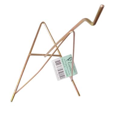 Imagem de Suporte A Metal Vaso Plantas G Dourado Jardim Vertical 4und