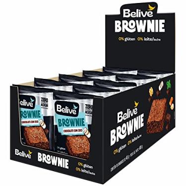 Imagem de Caixa de Brownies Chocolate com Coco Sem Açúcar Sem Glúten Sem Leite Belive