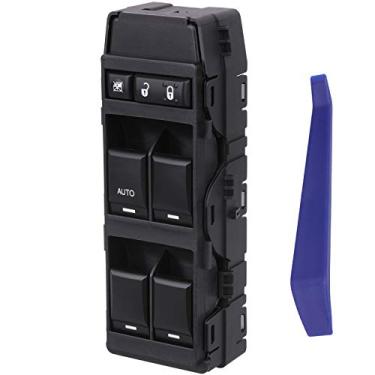 Imagem de Obaee Interruptor de janela elétrica lado esquerdo do motorista, compatível com Dodge Avenger Caliber Charger Magnum Dakota 07-10 Chrysler 200 300 Sebring 11-13 Jeep Compass Patriot 4602780AA, 4602780AB