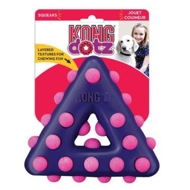 Imagem de Brinquedo Kong Dotz Triangulo Com Apito Pequeno Cães
