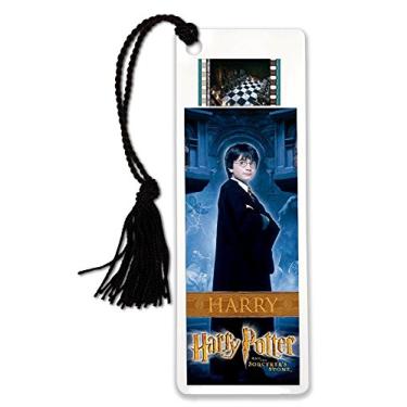Imagem de Marcador de página FilmCells Harry Potter (Pedra do Sorcerer) com borla e clipe de filme real de 35 mm
