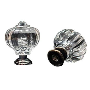 Imagem de Conjunto de 10 puxadores de abóbora de acrílico antigo, puxadores para armários, cômodas, gavetas, móveis de cozinha ou quarto infantil