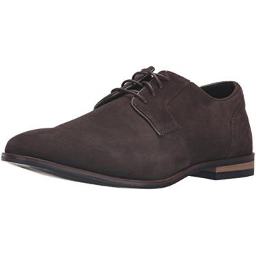 Imagem de Rockport Sapato Oxford masculino Birch Lake Plain-Toe, Camurça chocolate amargo escuro, 13