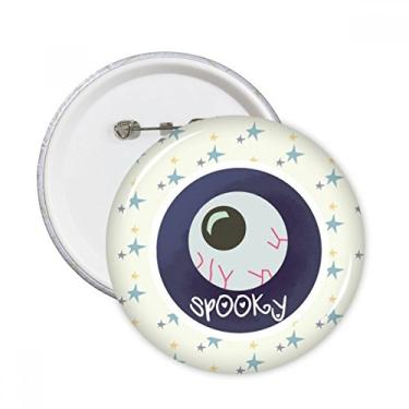 Imagem de Emblema de Halloween redondo realista, alfinetes redondos, emblema, acessório, decoração, 5 peças