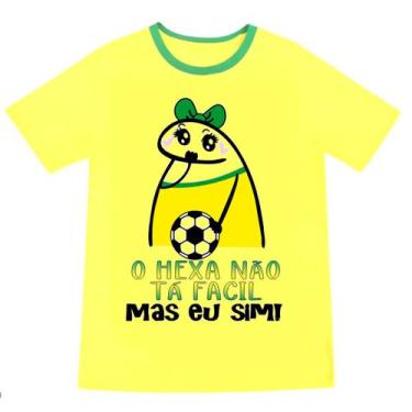 Imagem de Camiseta Brasil Flork Blusa Copa Do Mundo Rumo Ao Hexa - Vidape