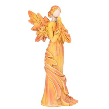 Imagem de Presentes em memória de figurino de anjo folha de bordo artesanato de anjo enfeites de...