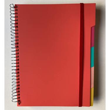 Imagem de Caderno com divisórias Cos 192 Folhas Pautado Rosa Confetti