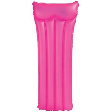 Imagem de Boia Colchão de piscina - Colchão inflável Bronzeador Neon Rosa Pink 1,83m X 76cm Intex 59717-R