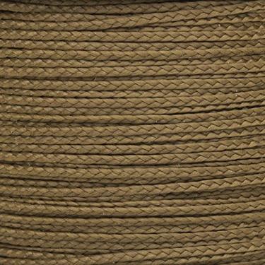 Imagem de Cabo Nano Paracord West Coast – Cabo trançado leve – Carretel de 300 pés – 0,75 mm de diâmetro (bronze coiote)