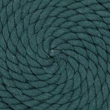 Imagem de Corda de algodão trançado natural West Coast Paracord – Corda artesanal – Corda tripla super macia e forte para esportes, decoração, artesanato, macramê, uso interno (1,27 cm x 320 m, verde escuro)