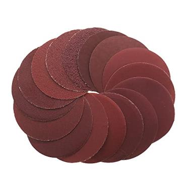 Imagem de WSWJDW Lixa de lixa de 75 mm de 75 mm em forma redonda 40 – 2000 lixa de gancho de lixa de polimento abrasivo para ferramenta rotativa de moedor, 40 grãos, 30 peças