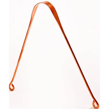 Imagem de Limpador raspador de língua cobre para higiene oral diária da Absolute Ayurvedic