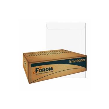 Imagem de Caixa Envelope Saco Branco 176 X 250mm 250 Envelopes - Foroni