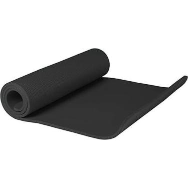 Imagem de Tapete Preto Colchonete Yoga Para Exercícios Ginastica Pilates - Onlin