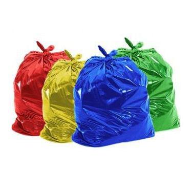 Imagem de Saco De Lixo 40 Litros Coloridos 4 Pacotes 400 Unidades - Cometa