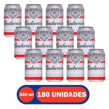 Imagem de Cerveja Lata 350 ml 180 Unidades Budweiser
