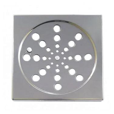 Imagem de Ralo Grelha Tampa com Fecho Quadrado 10x10 cm Inox