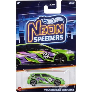 Imagem de Hot Wheels - Volkswagen Golf MK7 - Neon Speeders - HLH74