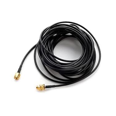 Imagem de Bettomshin 1 peça conector adaptador coaxial RF macho para TNC macho para antenas dispositivos LAN sem fio cobre puro banhado a ouro