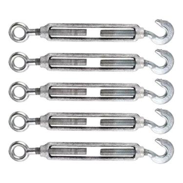 Imagem de Kit 50 Esticador para Cabo de Aço em Ferro Galvanizado 3/8 Polegadas - Starfer