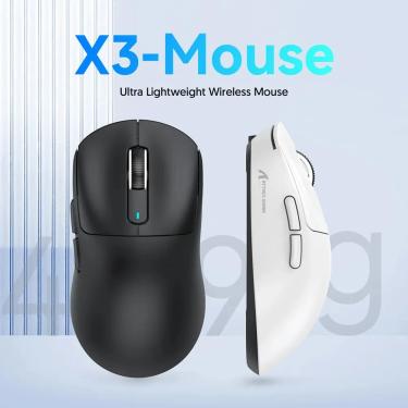 Imagem de Attack shark x3 mouse para jogos sem fio  mouse bluetooth  conexão de três modos  leve  26000dpi