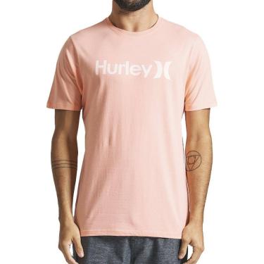 Imagem de Camiseta Hurley O&O Solid SM24 Masculina Rosa