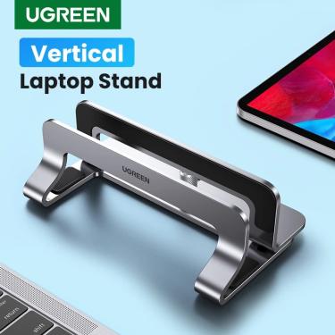 Imagem de Ugreen vertical portátil suporte para macbook ar pro alumínio dobrável notebook suporte para