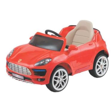 Imagem de Carrinho de Passeio Elétrico a Bateria, Car One PS Bateria 12V Biemme Vermelho