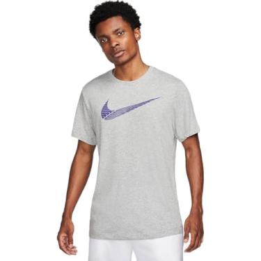 Imagem de Nike - Camisetas (masculinas e femininas), Masculino - Nike - Cinza/Violeta (Fj2464-063), GG